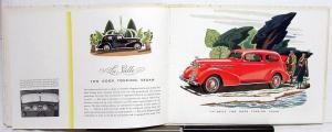 1936 Cadillac LaSalle Sedan Coupe Prestige Sales Brochure W/Envelope Original