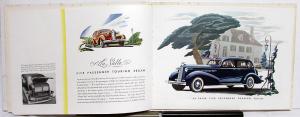 1936 Cadillac LaSalle Sedan Coupe Prestige Sales Brochure W/Envelope Original