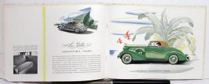 1936 Cadillac LaSalle Sedan Coupe Prestige Sales Brochure W/Envelope Original