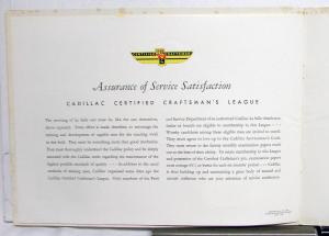 1936 Cadillac LaSalle Sedan Coupe Prestige Sales Brochure W/Envelope Original