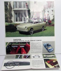 1966 Daffodil Dealer Sales Brochure Folder DAF Dutch Text Foreign Original Rare