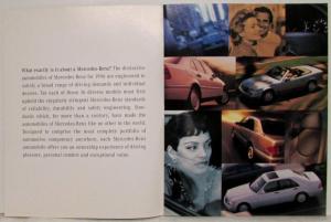 1996 Mercedes-Benz Full Line Sales Brochure