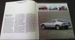 1979 Porsche Dealer Prestige Sales Brochure Original 924
