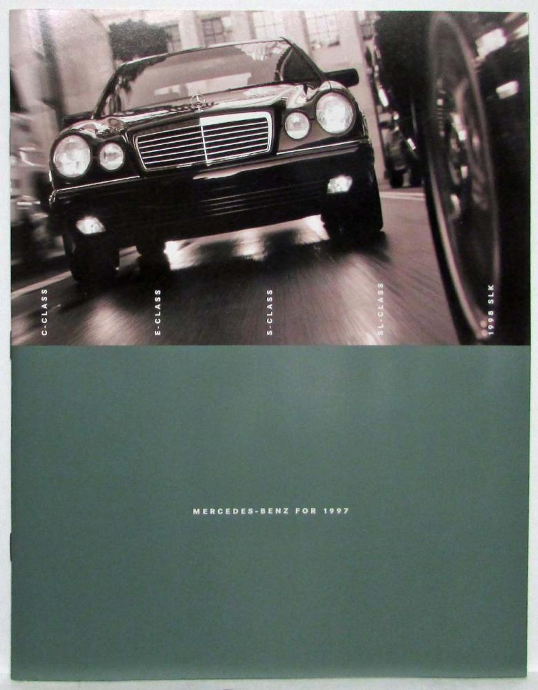 1997 Mercedes-Benz Sales Brochure - C-Class E-Class S-Class SL Class 1998 SLK