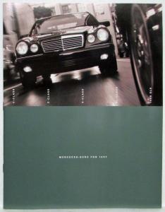 1997 Mercedes-Benz Sales Brochure - C-Class E-Class S-Class SL Class 1998 SLK