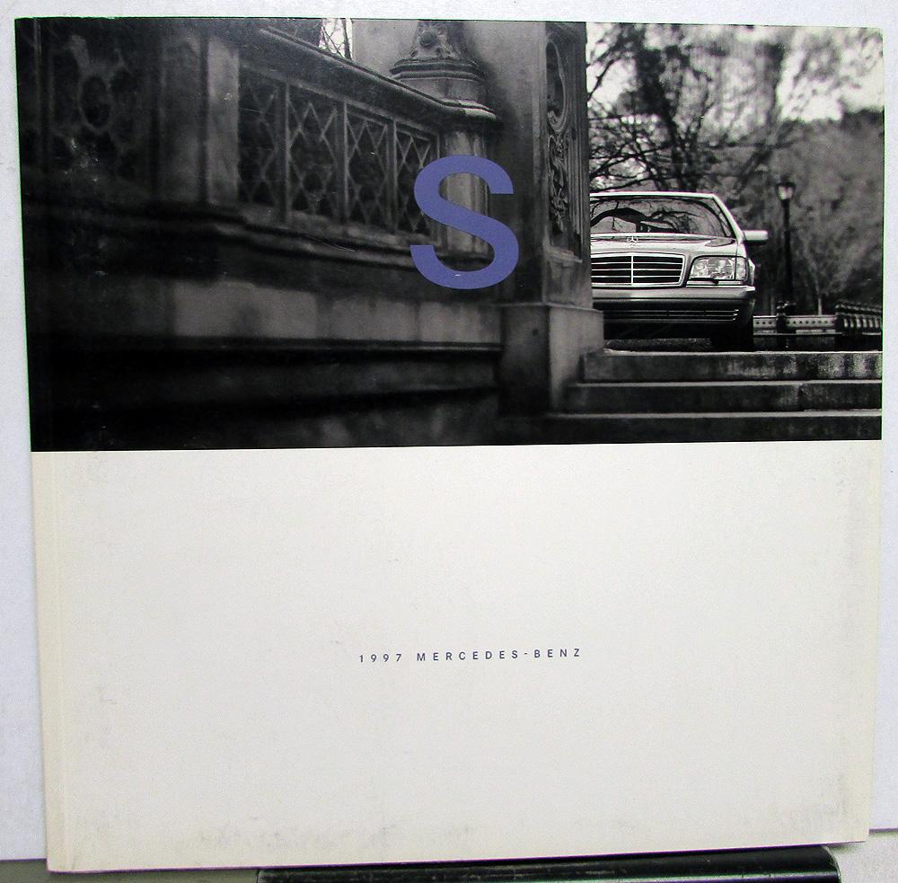1997 Mercedes-Benz S-Class Prestige Sales Brochure with Added Brochure