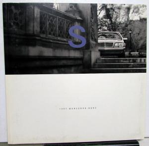 1997 Mercedes-Benz S-Class Prestige Sales Brochure with Added Brochure