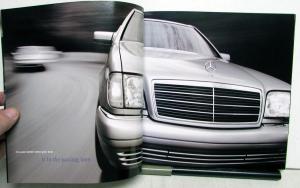 1997 Mercedes-Benz S-Class Prestige Sales Brochure with Added Brochure