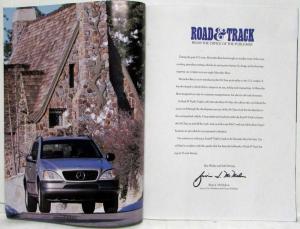 1997 Mercedes-Benz M-Class Road & Track Guide