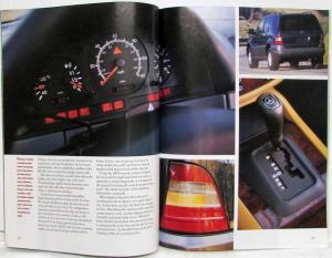 1997 Mercedes-Benz M-Class Road & Track Guide