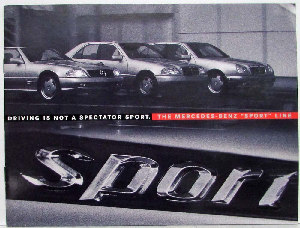 1997 Mercedes-Benz Sport Line Sales Brochure