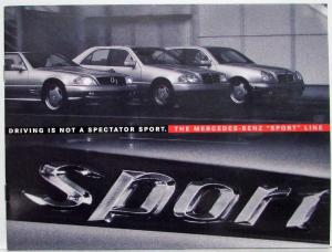 1997 Mercedes-Benz Sport Line Sales Brochure