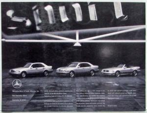 1997 Mercedes-Benz Sport Line Sales Brochure