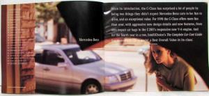 1998 Mercedes-Benz C-Class Prestige Sales Brochure