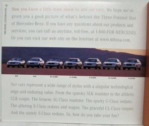 1998 Mercedes-Benz C-Class Prestige Sales Brochure