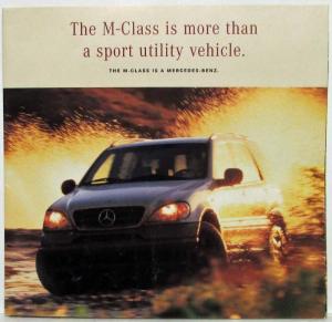 1998 Mercedes-Benz M-Class Sales Folder/Poster