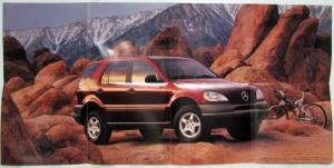 1998 Mercedes-Benz M-Class Sales Folder/Poster