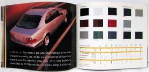 1999 Mercedes-Benz CLK-Class Prestige Sales Brochure