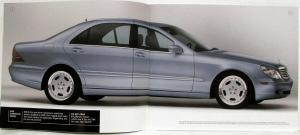 2000 Mercedes-Benz S-Class Accessories Sales Brochure