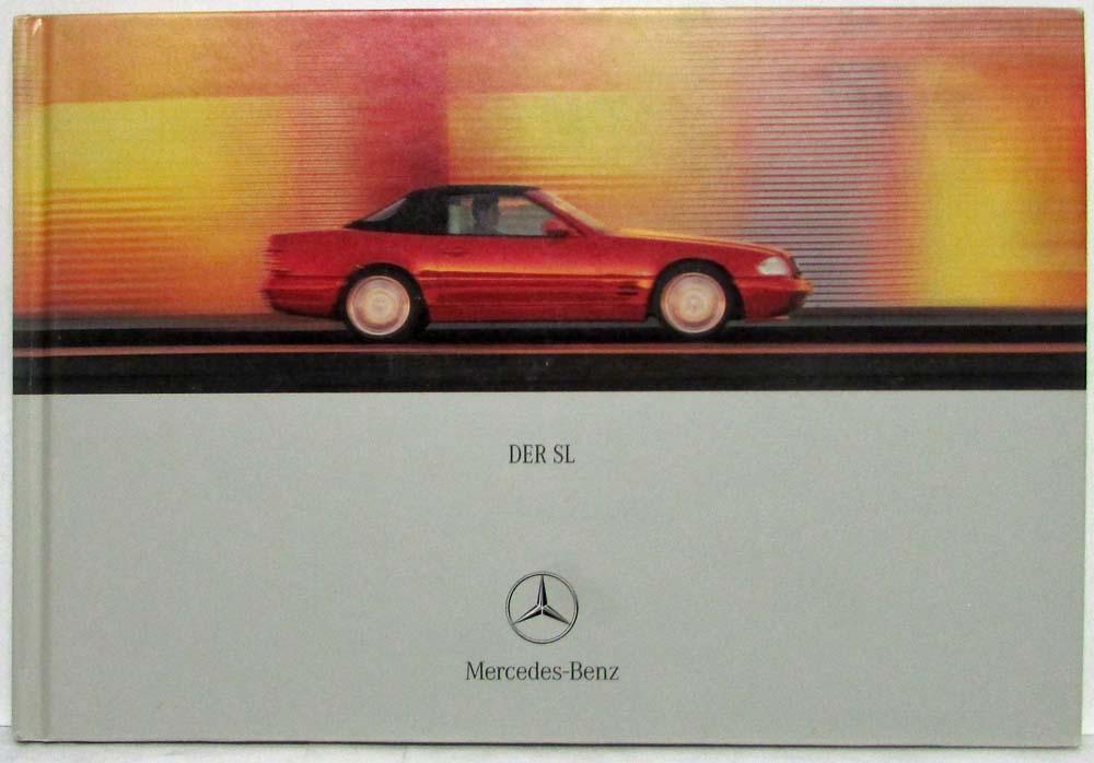 2001 Mercedes-Benz Die SL-Klasse Sales Brochure Book - German Text