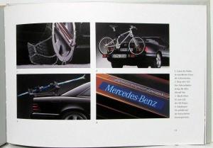 2001 Mercedes-Benz Die SL-Klasse Sales Brochure Book - German Text