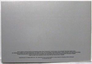 2001 Mercedes-Benz Die M-Klasse Sales Brochure - German Text