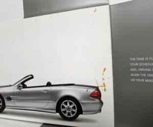 2002 Mercedes-Benz SL Sales Mailer Folder