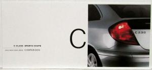 2002 Mercedes-Benz C-Class Sports Coupe Comparison vs the Competition Folder