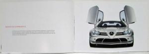 2004 Mercedes-Benz SLR McLaren Sales Brochure