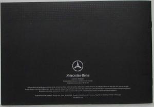 2004 Mercedes-Benz SLR McLaren Sales Brochure