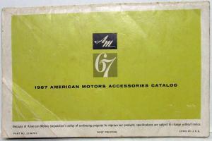 1967 American Motors AMC Dealer Accessories Sales Brochure