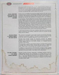 1968 Rotunda Information Brief and 981 Scope Analyzer Sales Folder