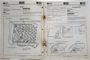 1972 Ford Lincoln Mercury and Trucks Service Technical Service Bulletins 17 & 20