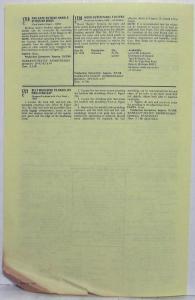1969 Ford Service Department Technical Service Bulletin Summaries Lot - Small