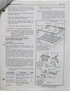 1970 Lincoln Mercury Division Technical Service Bulletin 32