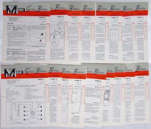 1956-1957 Mercury Division of Ford Service Bulletins Lot