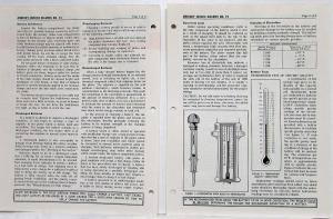 1956-1957 Mercury Division of Ford Service Bulletins Lot