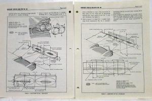 1956-1957 Mercury Division of Ford Service Bulletins Lot