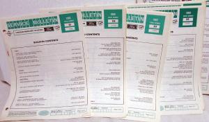 1969 Lincoln Mercury Division Service Bulletins Lot - 1969 Series