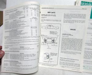 1969 Lincoln Mercury Division Service Bulletins Lot - 1969 Series