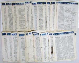 1966-1969 Ford Service Department Technical Service Bulletins Lot
