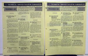1966-1967 Ford Service Department Technical Service Bulletin Summaries Lot