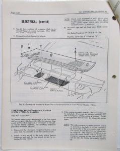 1967 Lincoln Mercury Division Service Bulletins Lot - 1967 Series