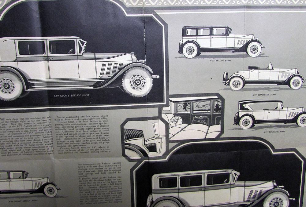 1927 Auburn Motor Cars Sixes & Straight Eights Dealer Sales Brochure ...