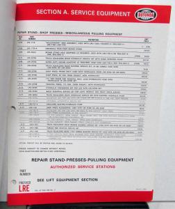 1968-1969 Ford Marketing Materials for Parts Operations - Rotunda Equipment