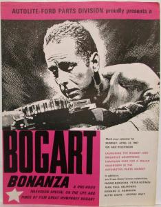 1967 Autolite-Ford Parts Division Proudly Presents a Bogart Bonanza Ad
