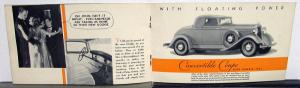 1932 Dodge 6 Dealer Pocket Sales Brochure Features & Specifications Original