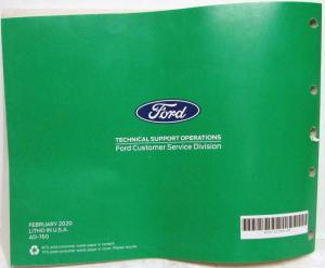 2020 Ford Edge Electrical Wiring Diagrams Manual