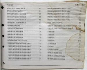 2020 Ford F-150 Pickup Raptor Electrical Wiring Diagrams Manual