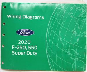 2020 Ford F-250 350 450 550 Super Duty Pickup Electrical Wiring Diagrams Manual